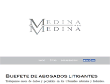Tablet Screenshot of medinamedina.com